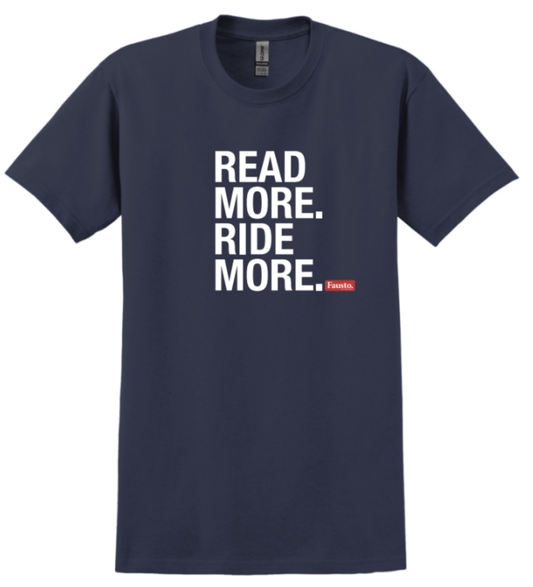Fausto "Read More. Ride More" T-Shirt
